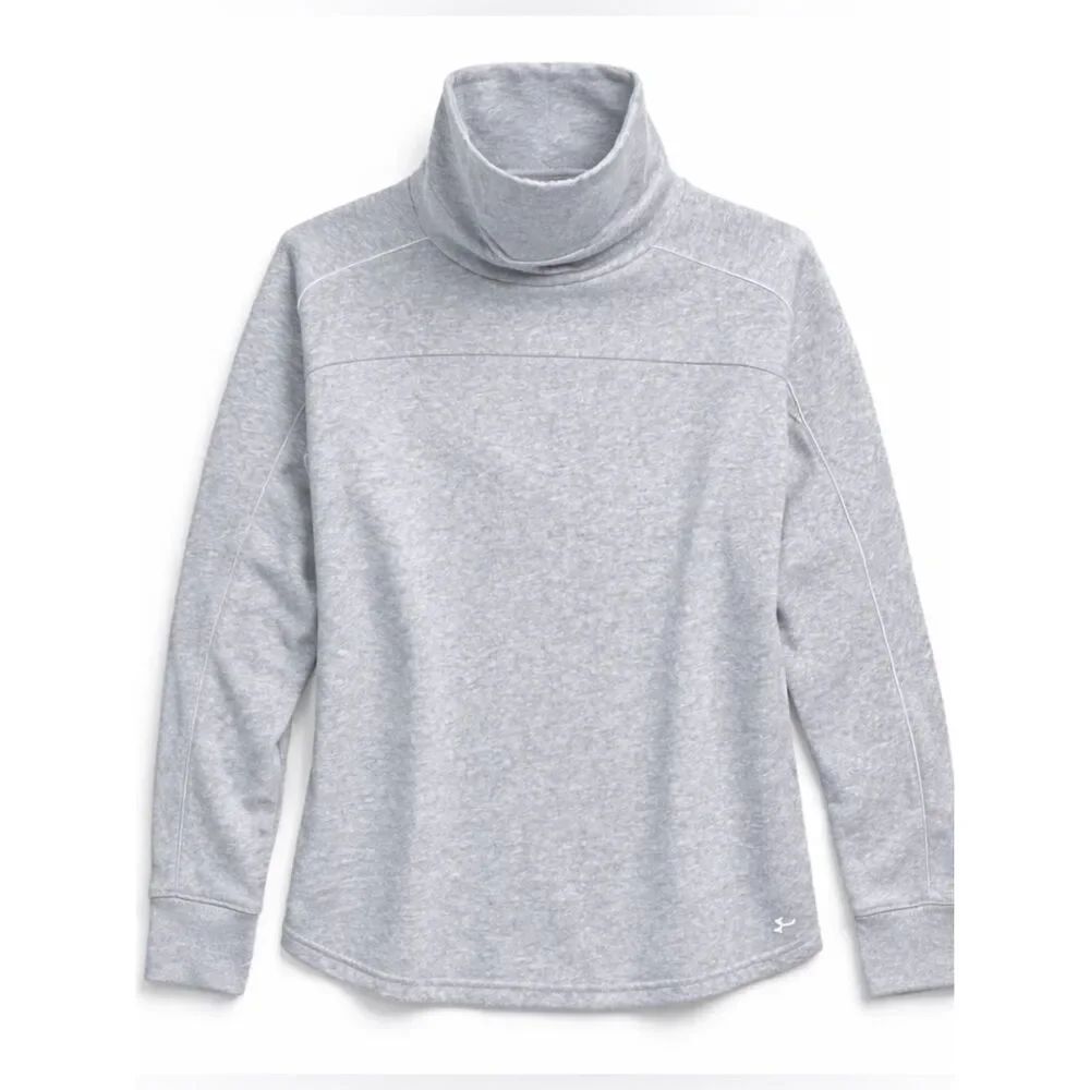 Under Armour Rival Fleece Pullover Funnel Neck Sweatshirt Womens Small